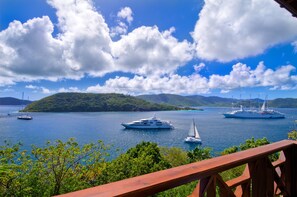 Your view from the south deck facing the Caribbean sea.