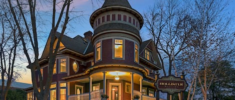 Queen Anne Victorian Mansion featuring wrap-around porch and regal entrance