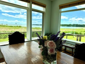 Dining room and ocean view