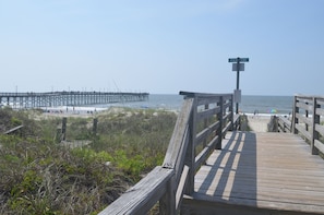 Beach access 150 yards from condo.