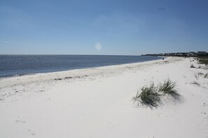 Where do you see deserted beaches like this?