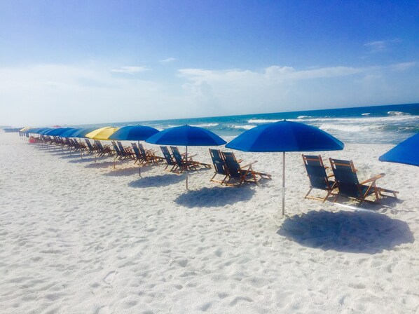 FREE Beach Service (March 1 - October 21)