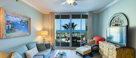 Amazing views of Gulf of Mexico from inside condo just waiting for you to enjoy!