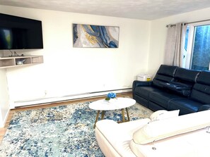 Living room Main Floor with reclining sofa