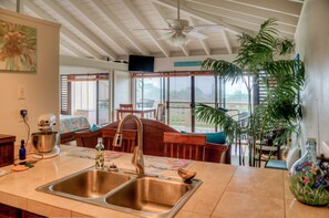 View from kitchen