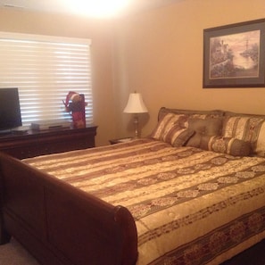 Master bedroom (King bed) upstairs.