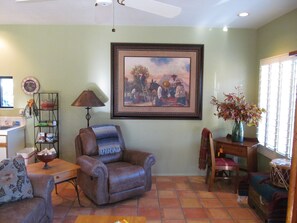 Living Area Art and Recliner