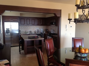 Kitchen and dining room