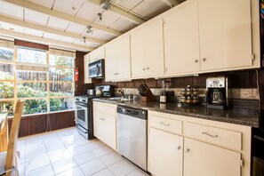 Cook in our kitchen stocked with all the essential equipment.