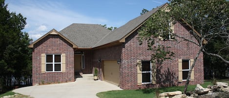 Custom brick lakefront home on Beaver Lake 