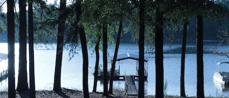 Private covered dock 