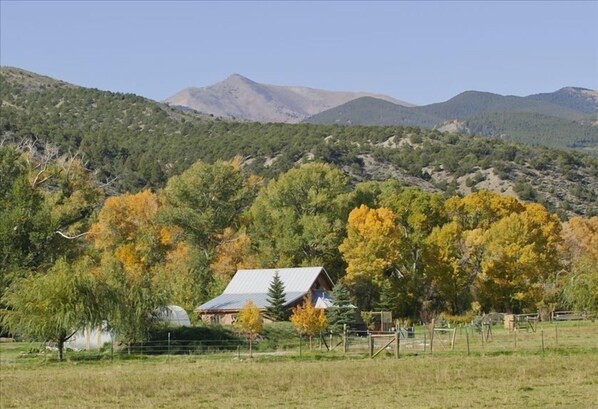 Pahlone peak from in front of the guest house.