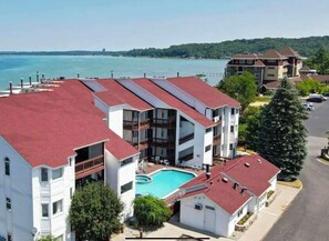 Our condo is located on the top floor accessible by stairs or elevator. 