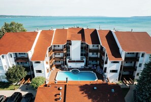 Our condo is located on the top floor of the center right unit.