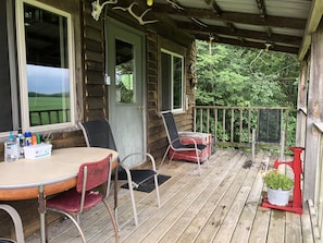 Relax on the porch and enjoy the wildlife.