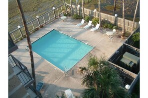 Gated Pool on Beach Heated During Winter Months
