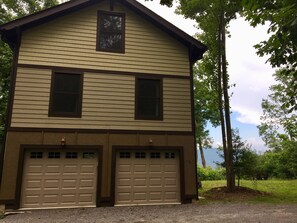 Left hand side of rental is laundry and side yard. Garage is not for use. 