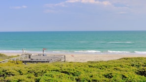 A view from the deck. Watch the dolphins each day and the sun rise and set!