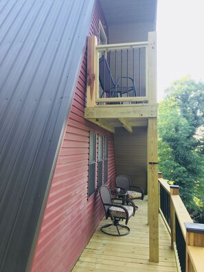 Back deck top and bottom. 
