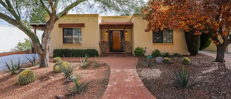 Welcome Home!  This is the front of the villa.