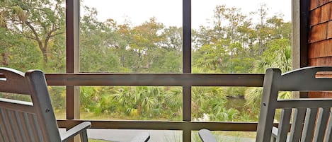 Balcony with Lagoon Views