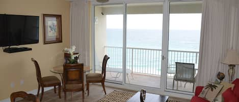 Beautiful ocean view from the living room