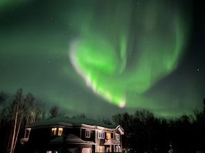 Northern Lights over the home in February 