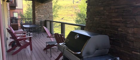 Our deck is so big that other properties use our photos to show off the Ranch <3