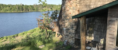 Side porch off kitchen