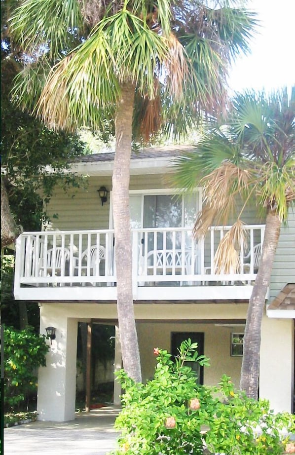 Front entrance and carport