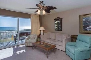 Living Room with a Recliner, Swivel Chair, and a Sofa Sleeper