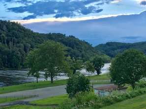 VIEW FROM FRONT PORCH