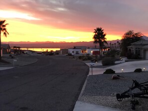 Sunset view of the Lake