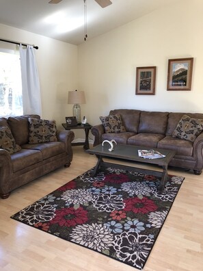 All new furniture including a sofa bed!