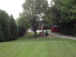 Professionally manicured lawn