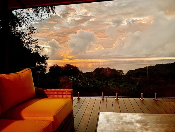 Sunset from Rancho during rainy season