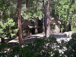 Outside front