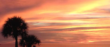 Taken from Balcony at sunset