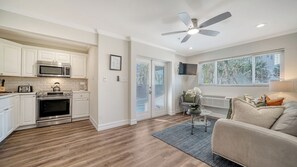 A charming and roomy 1-bedroom apartment with a well-designed open floor plan.