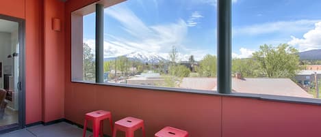 Patio view of Mt. Sopris