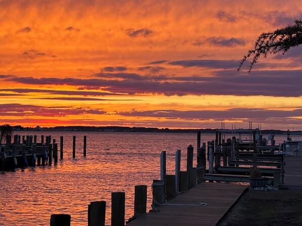 View from the dock