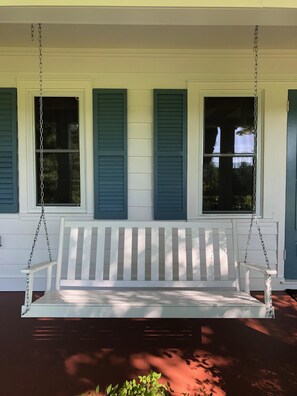 Who doesn't love a porch swing?