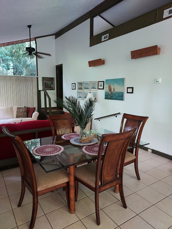 Dining room is just a step away from kitchen and great room/living room