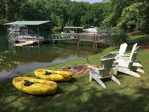 Summer:  Fun activities and relaxing times at the water’s edge
