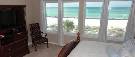 Master bedroom with gorgeous view