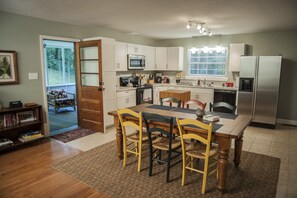 Fully-stocked kitchen