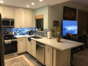 Remodeled kitchen as of 2020.