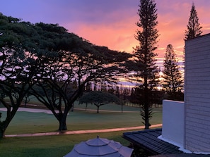 Sunset right off your lanai.