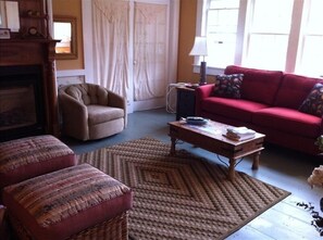 Cozy and inviting living room newly decorated