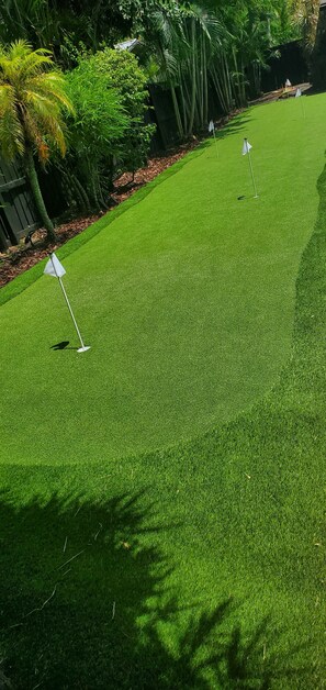 Your Own 5 Hole Putting Green